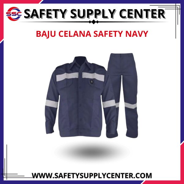 BAJU CELANA SAFETY NAVY