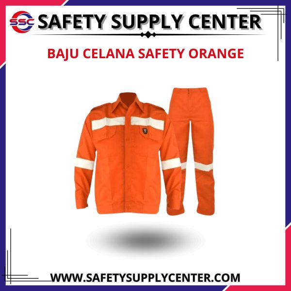 BAJU CELANA SAFETY ORANGE