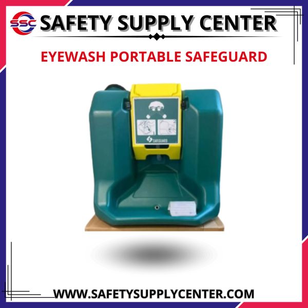 EYEWASH PORTABLE SAFEGUARD PE500 16 GALON