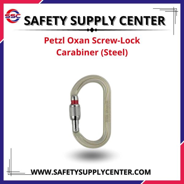 Petzl Oxan Screw-Lock Carabiner (Steel)